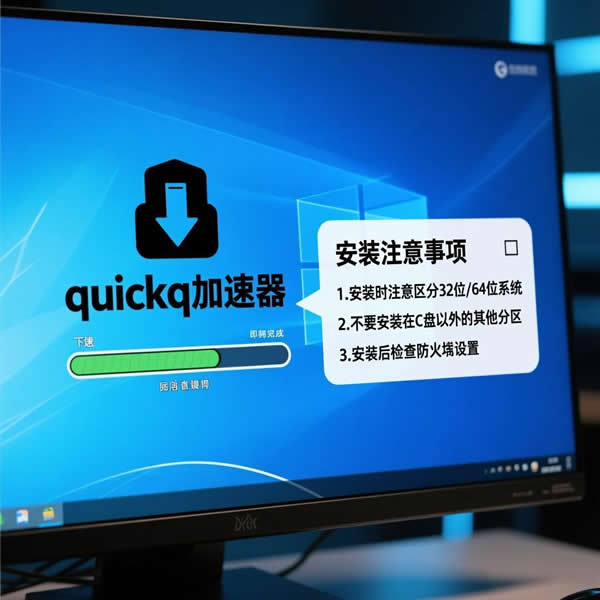 QuickQ加速器电脑版在哪下载？安装注意事项有啥？