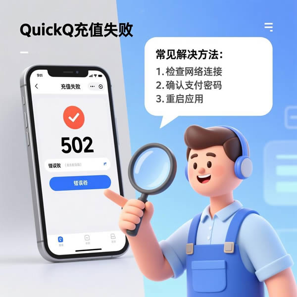 QuickQ充值充不上怎么解决? QuickQ充值充不上怎么解决?